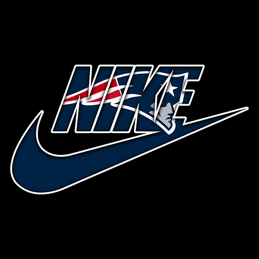 New England Patriots Nike logo iron on paper